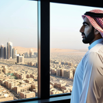 **Prompt 1: From Chaos to Clarity in Big Data Analysis**
    A sophisticated Arab data analyst, either male or female in modern business attire, stands before a large, futuristic holographic screen. The screen displays complex, chaotic data streams on one side, which gracefully transform into clear, organized, and luminous patterns on the other. Subtle elements of a modern Arabian city skyline are visible in the background through a large window, blending advanced technology with regional identity. The overall mood is one of profound insight, innovation, and strategic understanding, symbolizing the transformation of 'Big Data from Chaos to Clarity.'