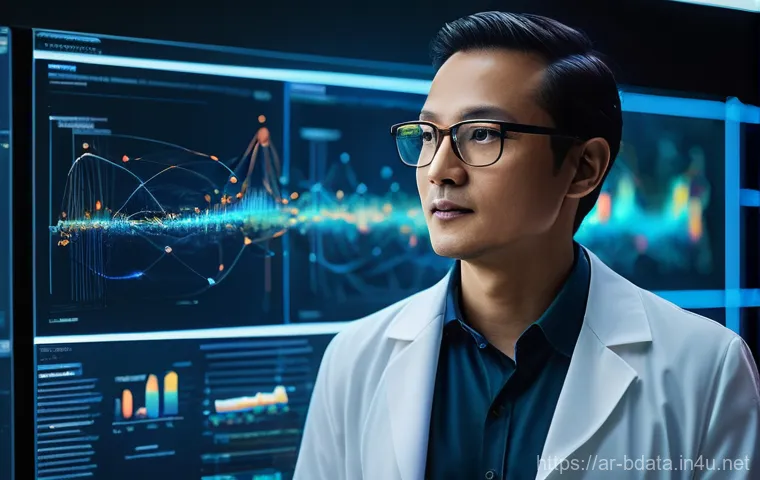 빅데이터 실무에서 로컬 및 클라우드 데이터 활용 - **Prompt 1: The Crossroads of Data Destiny**
    "A visionary business professional, impeccably dres...