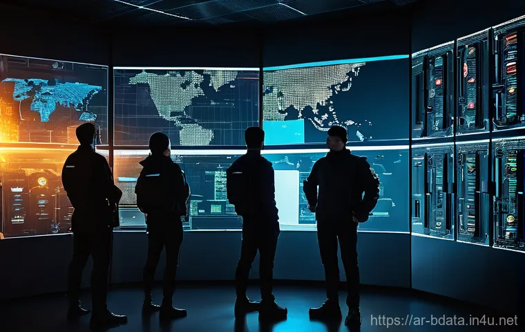 빅데이터 실무에서 발생할 수 있는 문제점 - **Prompt 1: The Digital Minefield of Dirty Data**
    "A wide-angle, cinematic shot depicting a dive...