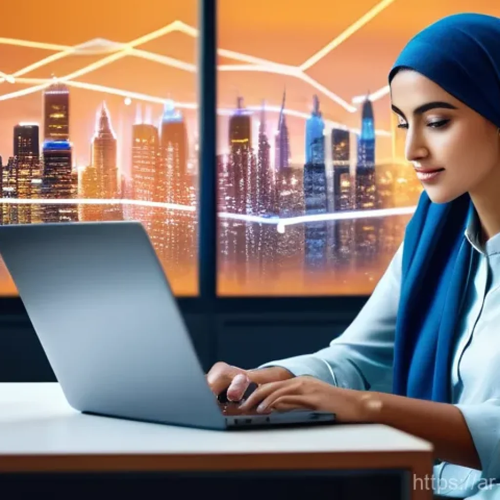 빅데이터 실무와 데이터 복구 기술 - **Big Data Unveiled: The Insightful Blogger**
    A vibrant and modern scene featuring a young Arab ...