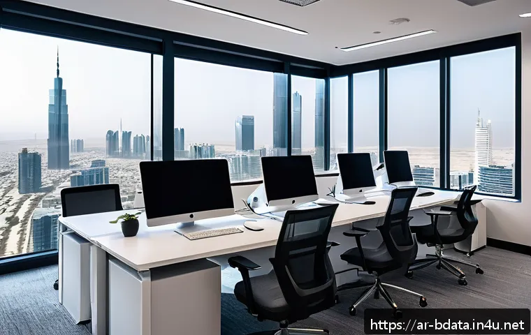 빅데이터 프로젝트 팀 구성 전략 - A professional Middle Eastern data science team working collaboratively in a modern office environme...